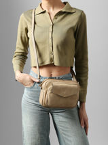 Cross Body Tas Velvet Caviar Leder Milano Beige velvet caviar VC25067-vue-porte