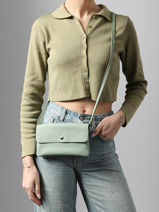 Cross Body Tas Caviar Leder Milano Groen caviar CA23067-vue-porte