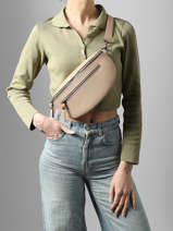 Sac Banane Caviar Cuir Milano Beige caviar CA23111