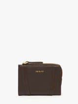 Portefeuille Roza Cuir Vintage Nat et nin Marron vintage ROZA