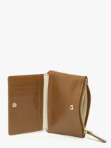 Portefeuille Soly Cuir Nat et nin Marron vintage SOLY-vue-porte