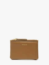 Portefeuille Soly Cuir Nat et nin Marron vintage SOLY