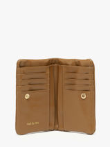 Portefeuille Winnie Cuir Nat et nin Marron vintage WINNIE-vue-porte