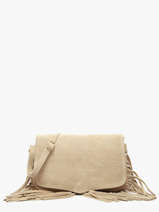 Cross Body Tas Velvet Milano Beige velvet VE24115O