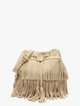 Sac Bandouli�re Velvet Milano Beige velvet VE24116O