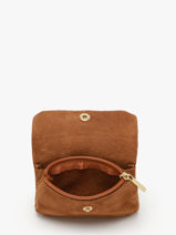 Porte-monnaie Velvet Cuir Milano Marron velvet VE23091O-vue-porte