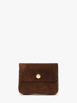 Portemonnee Velvet Leder Milano Bruin velvet VE23091O