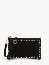 Sac Bandouli�re Velvet Cuir Milano Noir velvet VE24111O