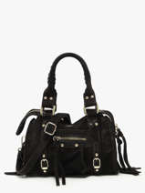 Cross Body Tas Velvet Milano Zwart velvet VE24092O
