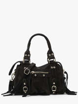 Sac Bandouli�re Velvet Cuir Milano Noir velvet VE24093O