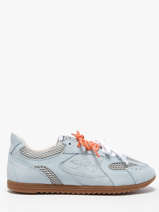 Sneakers Uit Leder Semerdjian Blauw women BILLI243