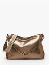 Sac Bandouli�re Vintage Cuir Mila louise Beige vintage 3822RX
