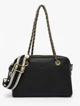 Schoudertas Vintage Leder Mila louise Zwart vintage 3889C1