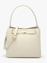 Sac Port� �paule Saffiano David jones Beige saffiano CM6829