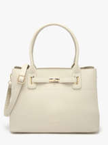 Handtas Saffiano David jones Beige saffiano CM8353