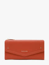 Portefeuille Saffiano David jones Oranje saffiano P164
