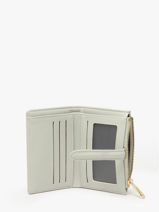 Portefeuille Saffiano David jones Bleu saffiano P163-vue-porte