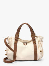 Sac Bandouli�re Canvas Coton Gerard darel Blanc canvas DDS67450