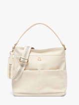 Sac Port� �paule Soft Lulu castagnette Blanc soft AISSAM