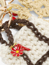 Bijoux De Sac Viamailbag Beige short charm S-vue-porte