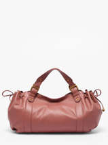 Sac 24h  Icone Cuir Gerard darel Rose icone DDS01410