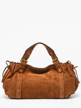 Sac Port� �paule Folk Cuir Gerard darel Marron folk DDS01407