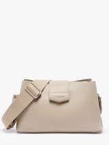 Sac Bandouli�re City Polyurethane David jones Marron city CM8303