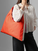 Longchamp Re-play nylon Besace Orange-vue-porte