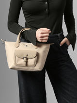 Sac Bandouli�re Kiana Nylon Hexagona Beige kiana 1720185-vue-porte