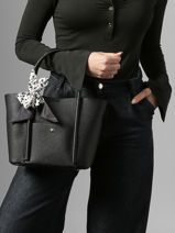 Sac Port� Main Grained Miniprix Beige grained A713-vue-porte