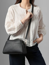 Sac Bandouli�re Brenda Cuir Nathan baume Marron state 2-vue-porte