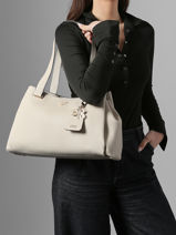 Sac Port� �paule Evie Guess Beige evie BG966422-vue-porte