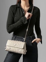 Sac Bandouli�re Paisleigh Guess Beige paisleigh QG988321-vue-porte