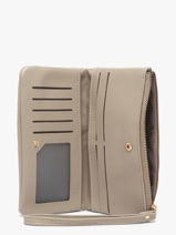 Portefeuille David jones Beige soft P159-vue-porte