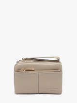 Portefeuille David jones Marron soft P158