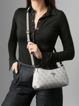 Sac Bandouli�re Noelle Guess Gris noelle BG967273-vue-porte