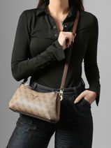Cross Body Tas Noelle Guess Bruin noelle BG967273-vue-porte
