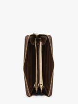 Portefeuille Jara Ted lapidus Bruin jara TLMQ1501-vue-porte