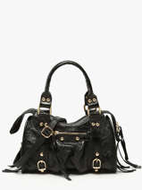 Sac Bandouli�re Nine Cuir Milano Noir nine NI24093O