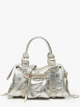 Sac Bandouli�re Nine Cuir Milano Argent nine NI24093O