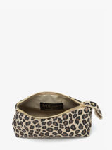 Trousse Cuir Milano Beige velvet leopardo VL22114-vue-porte