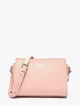 Cross Body Tas Smooth Leder Lancaster Roze smooth 437-02