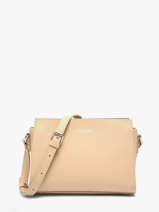 Sac Bandouli�re Smooth Cuir Lancaster Beige smooth 437-02