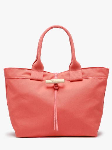 Longchamp Le roseau toile Sac port� main Rose