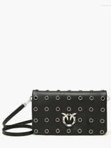 Cross Body Tas Love Bag Soft Leder Pinko Zwart love bag soft 6023A39A