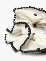 Chouchou Pois Hindbag Beige pois PO-vue-porte