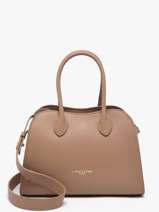 Handtas Donna Hopper Leder Lancaster Beige donna hopper 120