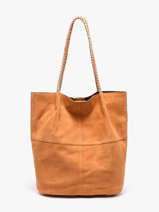 Sac Port� �paule Brianna Cuir Pieces Marron brianna 17163617