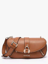 Sac Bandouli�re Jessa Polyester Guess Marron jessa BG836220