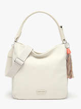 Sac Port� �paule Grigri Polyurethane David jones Blanc grigri CM8384
